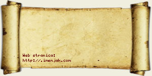 Andjelina Palijić vizit kartica